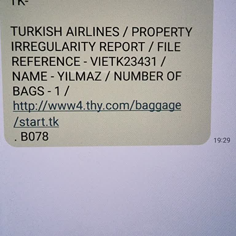 THY Kayıp Bagajı Bulamıyor