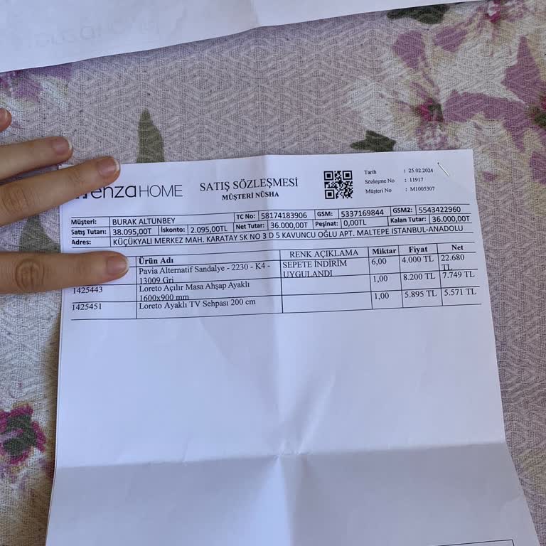 Enza Home TV Ünitesi Teslimatında 6 Aylık Gecikme