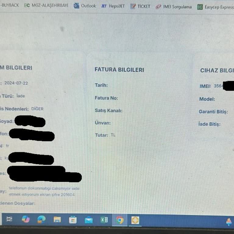 EasyCep Ücret İadesi Gecikmesi