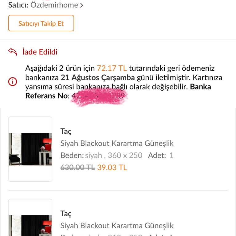 Trendyol'un Kupon İadesini Yapmaması