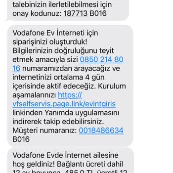 Vodafone Evde İnternet Kurulumunda Yaşanan Sorunlar Ve İptal Talebi
