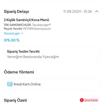 Tıkla Gelsin Para İadesi Yapılmaması