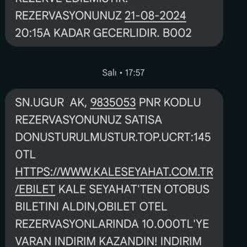 Kale Seyahat İle Kötü Deneyim: Gecikme Ve Kötü Hizmet