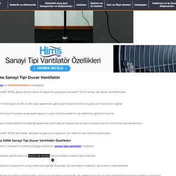 elektromarketim Yüksek Gürültü Seviyesiyle Kullanışsız Vantilatör