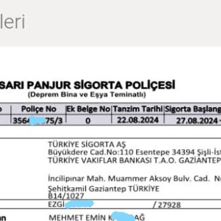 Türkiye Sigorta Haber Vermeden Sigorta Yapmışlar