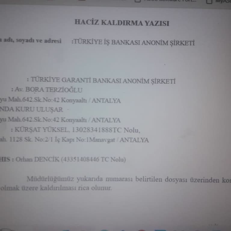 Türkiye İş Bankası Haciz Kaldırmıyor