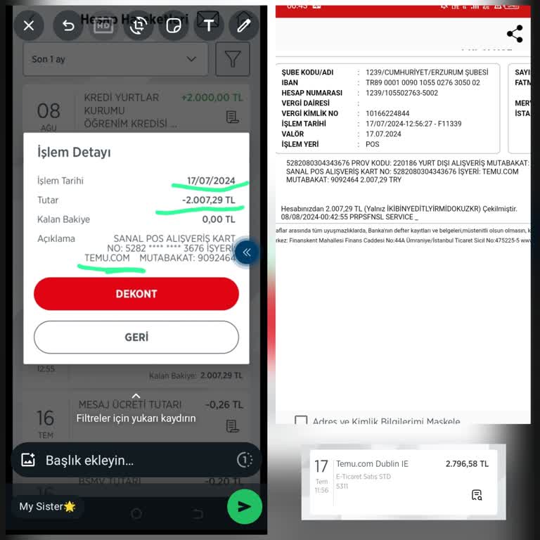 Temu Fazla Para Çekti