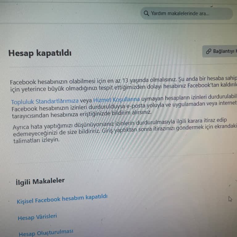 Yanlış Hesap Kapatma Sorunu
