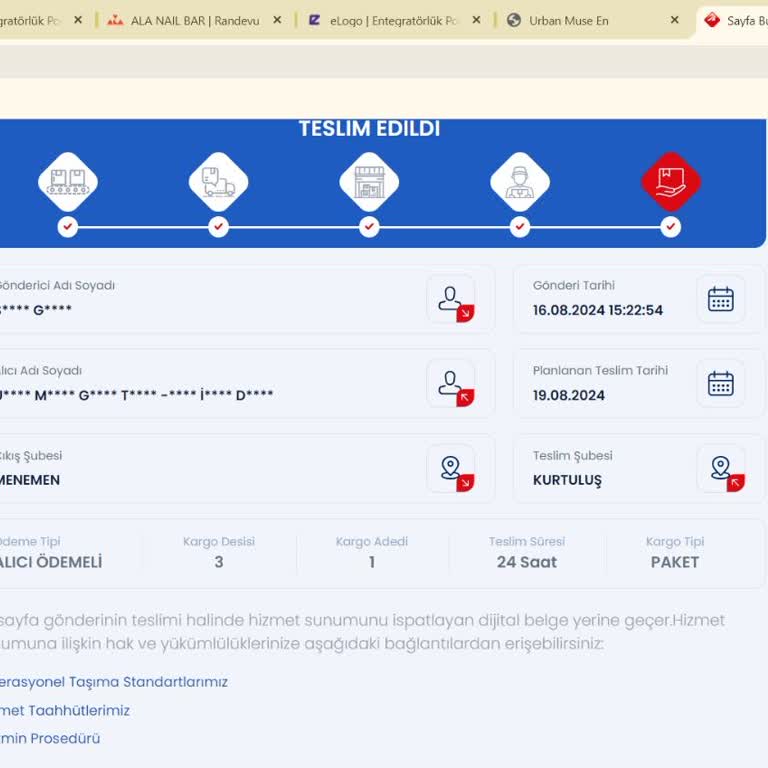 Urban Muse İade Edilmeyen Ücret!