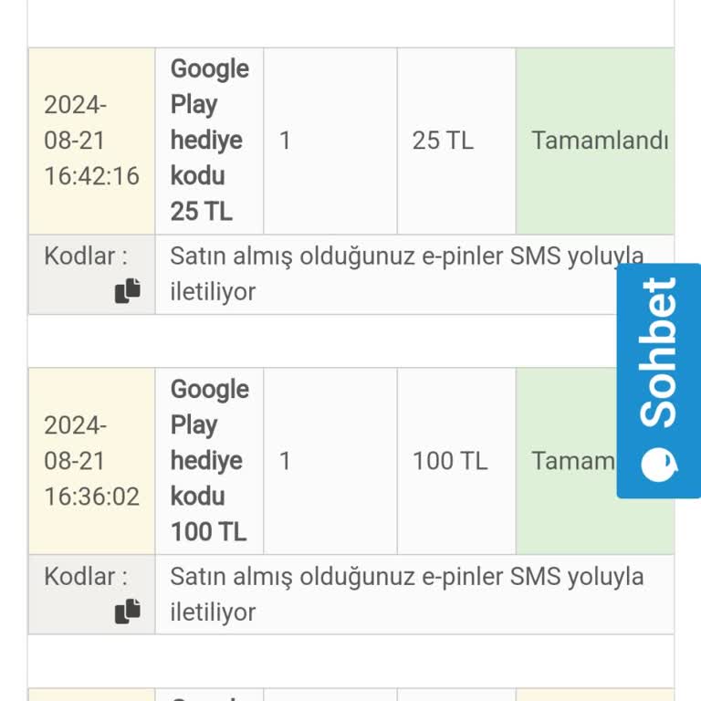 epin.com.tr Sipariş Teslim Edilmiyor