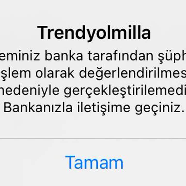 Ziraat Bankası Online Alışverişte Banka Reddi