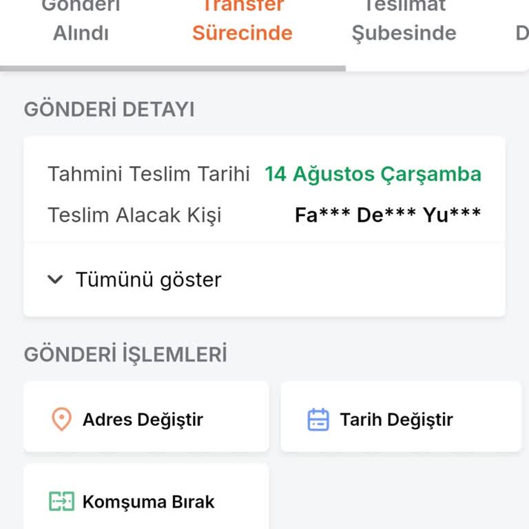 Trendyol Express Kargo Şirketi Gönderiyi Teslim Edemiyor