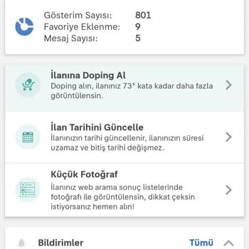 Sahibinden.com Doping Reklamının Faydası Yok