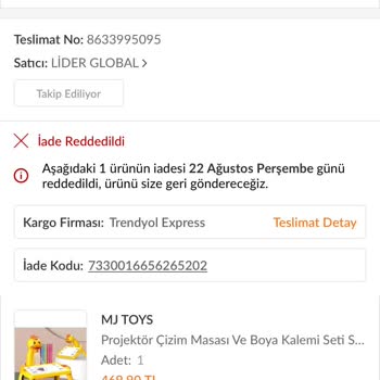 Trendyol Kırık Ürün Gönderiyorlar Ve Satıcıyla İletişim Kuramıyorum