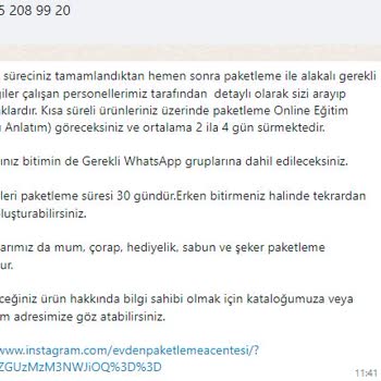 İŞKUR Evde Paketleme