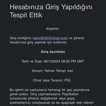 PlayStation Türkiye Hesap Güvenliği Ve Para Çekme Sorunu