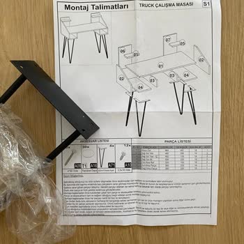 Ruumstore'dan Aldığım Çalışma Masasının Montaj Sorunu Ve İlgisizlik
