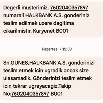 Halkbank Kuryenet Günlerdir Kartımı Teslim Etmiyor