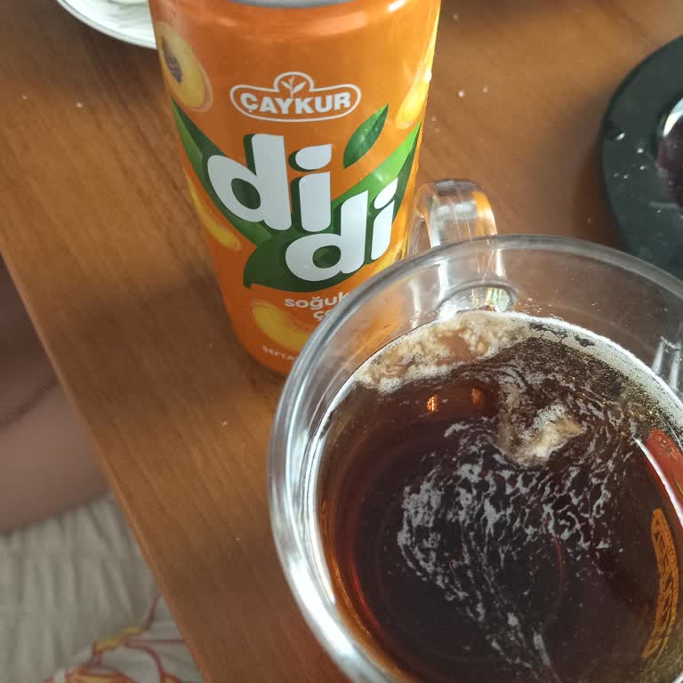 Çaykur Didi Şeftali Aromalı Soğuk Çayda Beklenmedik Sürpriz