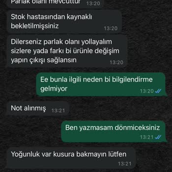 Falan Eyewear Kargo Ve İletişim Sorunları Yaşıyorum