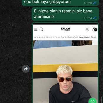 Falan Eyewear Kargo Ve İletişim Sorunları Yaşıyorum