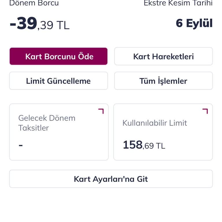 QNB Finansbank Kredi Kartı Kısıtı Kaldırılmıyor.
