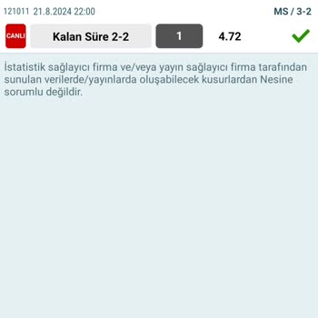 Nesine Tutan Kuponu Yatırmadı