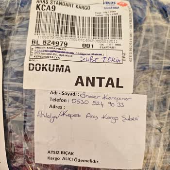 Aras Kargo Haksız Kazanç İlgisizlik Vsvs