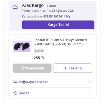 Aras Kargo Sipariş Teslimat Sorunu
