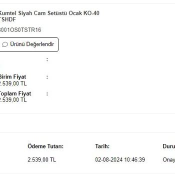 Kumtel Ücretsiz Montajdan Ücret Alınması. Sipariş Sorunları.