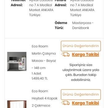 Evidea.com Stokta Olmayan Ürünü Sattı. 15 Gün Oldu Teslimat Yok.
