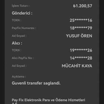 Payfix Hesabımda Yaşadığım Güvenlik Sorunu Ve Para Kaybı