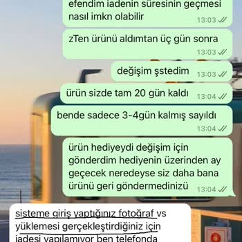 Text To Next Zaman Kapsülü Ürün Kararması Ve 20 Gün Değişim Süresi