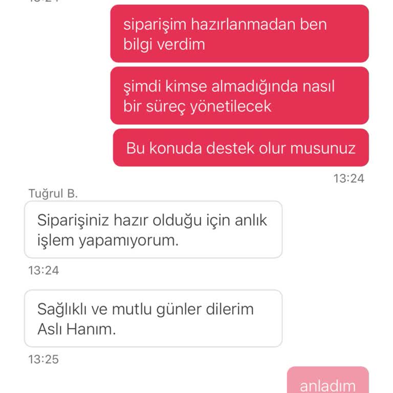 İptal Ve Hata Kabul Etmeyen Yemeksepeti