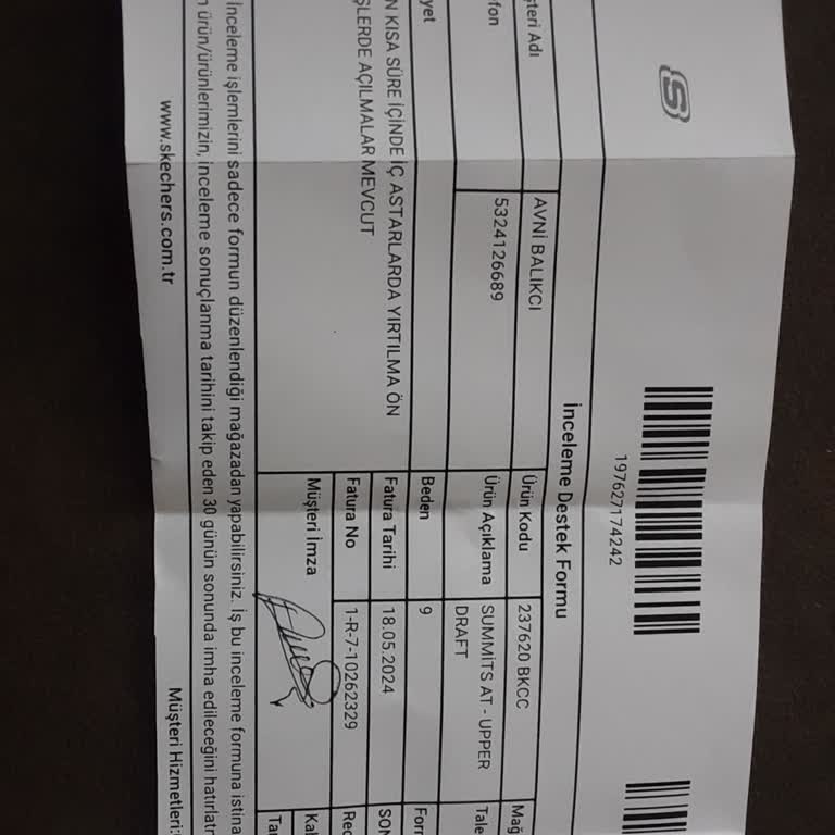 Skechers Ayakkabının Kısa Sürede Yıpranması