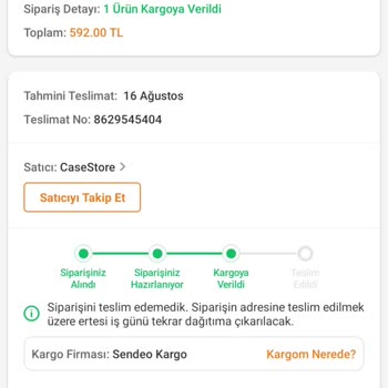 Casestore Kargo Tarafından İade Edilen Ürün!