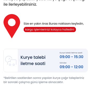 Aras Kargo Kurye Çağır Talebi Olan Sitenin Öyle Bir Hizmeti Olmaması