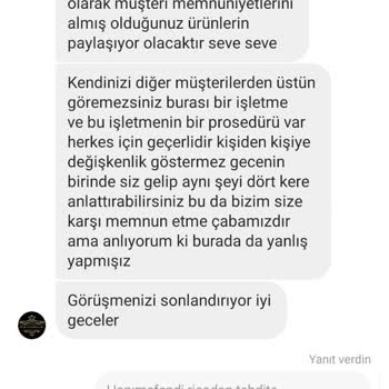 Butik Yasemin Şahin Mağduriyet Yaşatıyor İade Almıyor