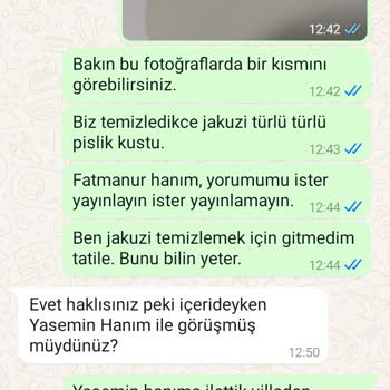 Yazlıkcım Kiralanan Villada Hijyen Sorunları Ve Yetersiz Müşteri Hizmeti