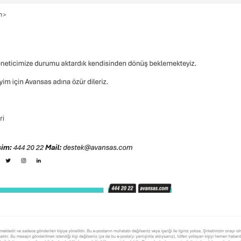 Avansaspro.com Sorumsuz Sipariş Göndermeyen Müşterisiyle Alay Eden Avansaspro
