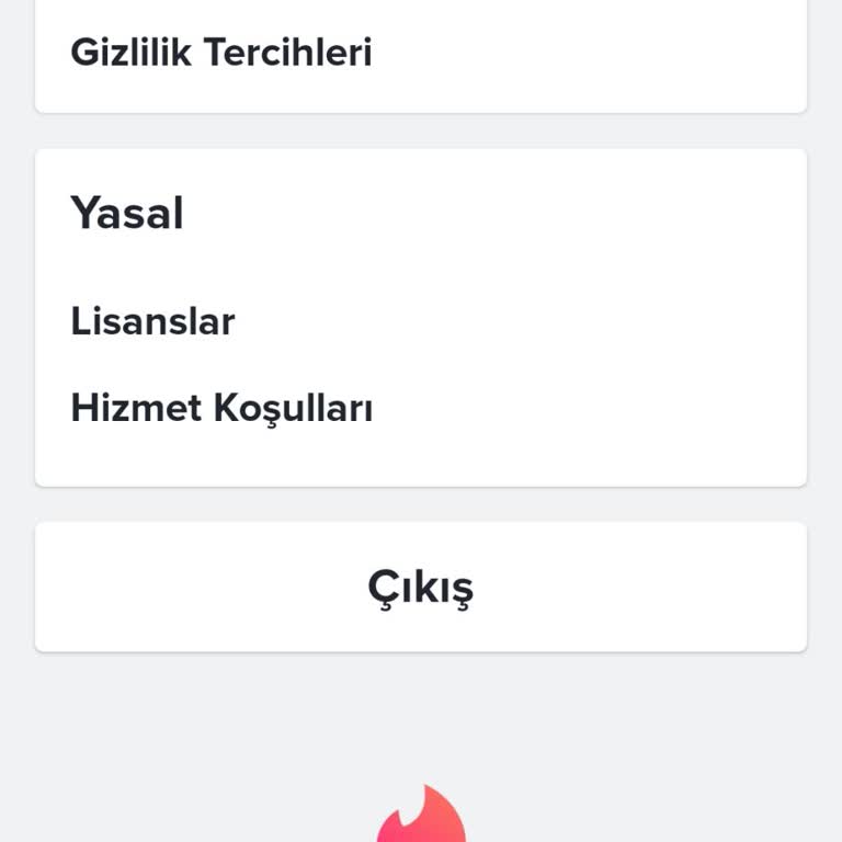Tinder Hesap Silme Hatası