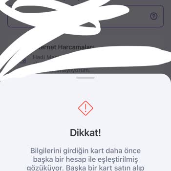 Tom Pay Hadi Kart Başkası İle Eşleşmiş Gözüküyor