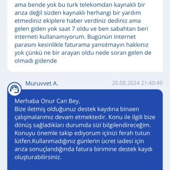 TurkNet Hizmet Kalitesi Ve Teknik Destek Sorunları