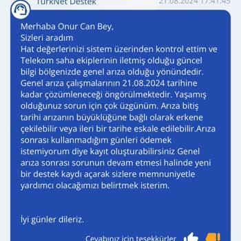 TurkNet Hizmet Kalitesi Ve Teknik Destek Sorunları