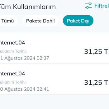 Türk Telekom İnternet Paketi Dururken Faturaya Yansıtıyor