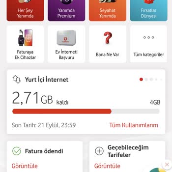 Hediye İnternet Kullanımı Hatası ve Fatura Sorunu
