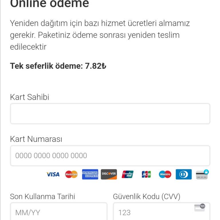 PTT Kargo Diye SMS Gelmesi