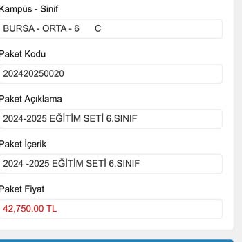 MBA Okulları Mba Özlüce Şubesi Kitap Seti Ücretleri!