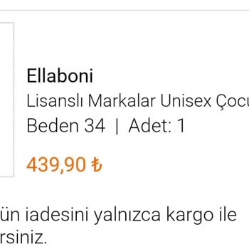 FLO Ayakkabı FLO İade Ürürüm Kayıp Ücret İadesi Yapılmadı