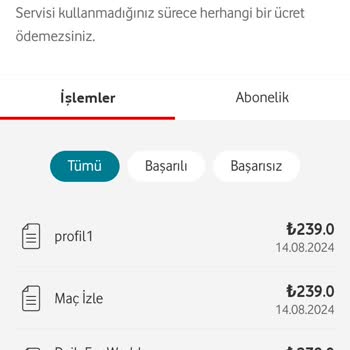 İzinsiz Abonelik ve Para Kesintisi Sorunu